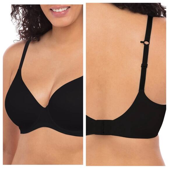 Kindly | Women’s Bra Black T-Shirt Bra 40002 Sustainable Tailored Full Coverage - Picture 1 of 10